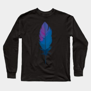 Colorful nature feather Long Sleeve T-Shirt